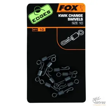 Fox Edges Gyorskapcsos Forgó Méret: 10-es  - Fox Kwik Change Swivel