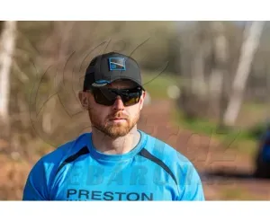 Preston Black Apex Cap – Fekete Horgász Baseball Sapka