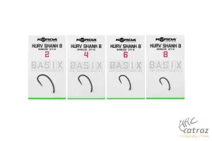 Korda Basix Kurv Shank Barbless Méret: 2 - Korda Pontyozó Horog