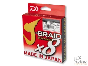 Zsinór Daiwa J-Braid X8 Grand 135m Szürke 0,18mm