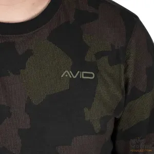 Avid Distortion Camo Lite T-Shirt Long Sleeve Méret: S - Avid Carp Hosszú Ujjú Póló