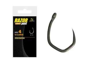 Carp Spirit Razor V-Curve Barbless Pontyozó Horog Méret:10 - Szakállnélküli Horog
