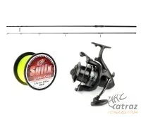 Daiwa Bojlis Horgász Szett - Black Widow Carp 3,90m 3,50lb + Nevis Motive Carp Orsó 6000 + Sufix Ultra Knot Yellow Zsinór