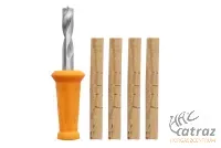 Carp Zoom Rozsdamentes Fúró Parafához +4 db 6 mm-es Parafa - Parafa Fúró