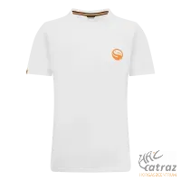 Guru Semi Logo Tee White Horgász Póló - Méret: 3XL