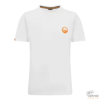 Guru Semi Logo Tee White Horgász Póló - Méret: 3XL