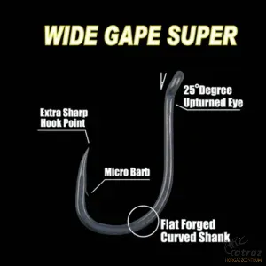 Gamakatsu G-Carp Wide Gape Super Méret:6 - Gamakatsu Pontyozó Horog