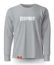 Rapala Grey White Logo Long Sleeve M - Rapala Hosszú ujjú Póló