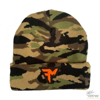 Feedermánia Téli Horgász Sapka Terepmintás - Feedermánia Beanie Jungle Camo