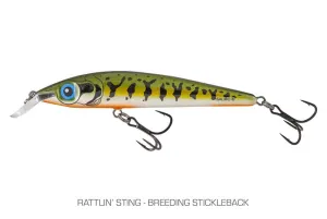 Salmo Rattlin' Stings Suspending 9cm Breeding Stickleback - Vízközti Salmo Wobbler