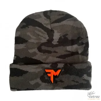 Feedermánia Téli Horgász Sapka Fekete - Feedermánia Beanie Urban Camo