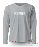 Rapala Grey White Logo Long Sleeve - Rapala Hosszú ujjú Póló