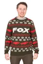 Fox Xmas Jumper M - Fox Kötött Karácsonyi Pulóver