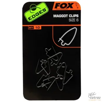 Maggot Clips Fox Edges Size: 6x10 CAC524