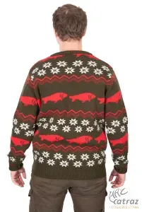 Fox Xmas Jumper M - Fox Kötött Karácsonyi Pulóver