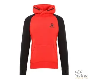 Guru Hoodie Red Black Méret: 2XL - Guru Horgász Pulóver