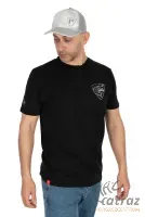 Fox Rage Limited Edition Pike Black T-Shirt Méret: L - Csuka Mintás Horgász Póló