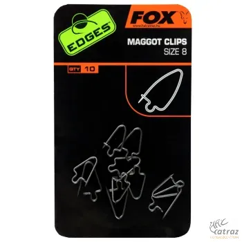 Maggot Clips Fox Edges Size: 8x10 CAC525