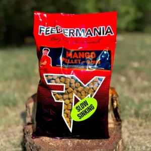 Feedermánia Slow Sinking Pellet Mango 9mm - Süllyedő Etető Pellet