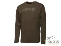 Prologic Ruházat Bank Bound Camo Hosszú Ujjú Póló 2XL