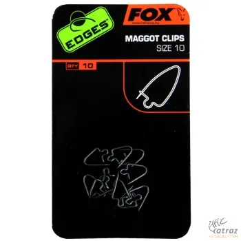 Maggot Clips Fox Edges Size:10x10 CAC526