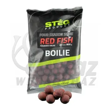 Stég Four Season Serie Boilie 24mm 800g Red Fish - Etető bojli