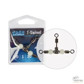 Koós Harcsázó T-Swivel Méret: 3/0 - Harcsázó T Forgó