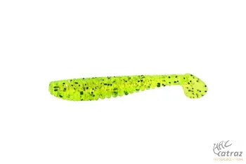 Gumihal Nevis Impulse Shad 7,5cm 5db/cs - Zöld Csillám