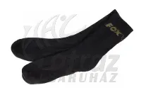 Fox Black Socks 3 Pack 44-47 – Fox Fekete Zokni