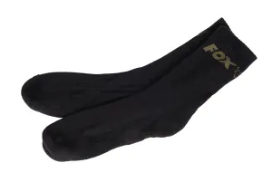 Fox Black Socks 3 Pack 44-47 – Fox Fekete Zokni