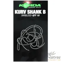 Korda Kurv Shank Barbless Horog Méret: 8 - Korda Kurva Shank Szakállnélküli Pontyozó Horog