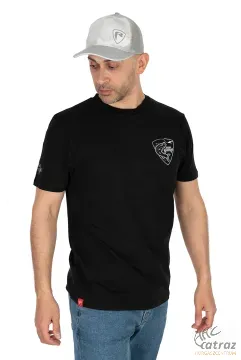 Fox Rage Limited Edition Pike Black T-Shirt Méret: M - Csuka Mintás Horgász Póló