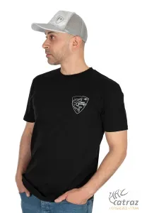 Fox Rage Limited Edition Pike Black T-Shirt Méret: M - Csuka Mintás Horgász Póló