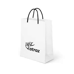 Halcatraz Fehér Ajándéktáska - Nagy Méretű Ajándék Táska
