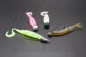 Biwaa Tailgunr Curly 2.5" 110 UV Black - Biwaa Gumihal 6.3cm