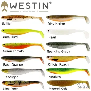 Westin ShadTeez Slim Gumihal - Bling Perch 10 cm 6 gramm 3 db/csomag