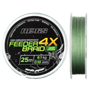 Nevis Feeder Braid 4X 0,14mm 25 méter 15lb - Nevis Fonott Előkezsinór