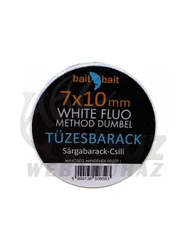 BaitBait Flou Method Dumbel White Wafter Tüzes Barack