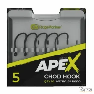 RidgeMonkey RM-Tec Ape-X Chod Barbed Méret: 6 - RidgeMonkey Pontyozó Horog