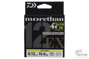 Daiwa Morethan Durasensor X12 150m 0,05mm Lime Green - Daiwa Prémium Fonott Zsinór