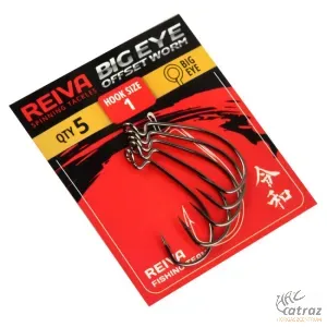 Reiva Offset Worm Big Eye Méret: 2/0 - Reiva Offset Horog