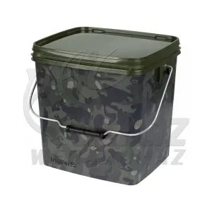 Trakker 13 Ltr Camo Square Container inc Tray – Horgász Vödör Tálcával