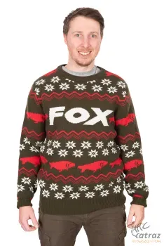 Fox Xmas Jumper - Fox Kötött Karácsonyi Pulóver