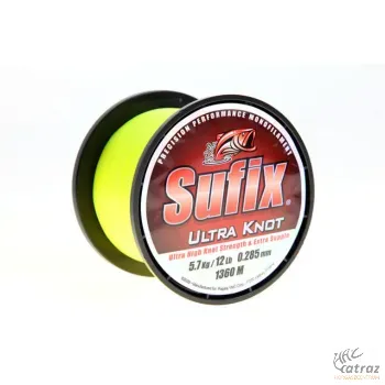 Sufix Ultra Knot Yellow 0,285mm 1360m Monofil Zsinór