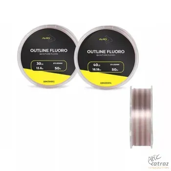 Avid Carp Outline Fluoro 50 méter 30lb - Avid Fluorocarbon Előkezsinór