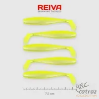 Reiva Flat Minnow Shad Sárga-Ezüst Gumihal - Reiva Műcsali 7,5 cm 5 db/csomag