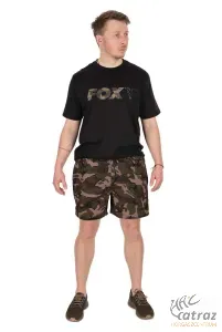 Fox Fekete Camo Fürdőnadrág Méret: L - Fox Black/Camo LW Swim Shorts Úszó Rövidnadrág