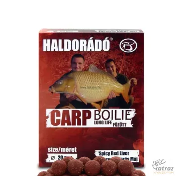 Haldorádó Carp Boilie Long Life 20mm 0,8kg-Fűszeres Vörös Máj