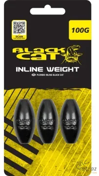 Black Cat Inline Wights 100g - Harcsázó Csúszóólom