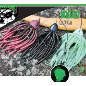 Madcat Worm Teaser 100g Glow In The Dark Kuttyagató Műcsali